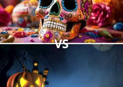 Halloween vs Día de Muertos